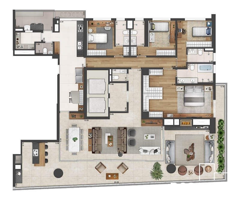 Apartamento - Itaim Bibi Apartamento - Itaim Bibi